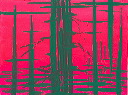 Brilliant pink / green reflection (panel 1 of 2 w/ 1275)