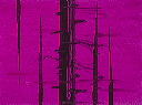 Magenta reflection - trees (panel 1 of 2 w/ 1277)