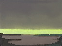 Brilliant yellow horizon