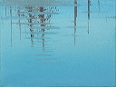 Smalt blue reflection