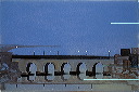dark blue bridge