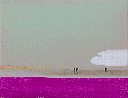 airplane - magenta band