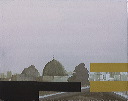baghdad - charcoal & gold scroll