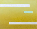 yellow ground - white and green bands